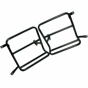 Fit For Royal Enfield Classic 350cc & 500cc Military Pannier Frame Set Black - Picture 1 of 10