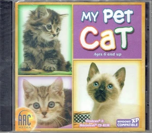 MY PET CAT  TAKES YOU INTO THE FASCINATING WORLD OF CATS. WINDOWS PC. SHIPS FAST - Picture 1 of 2