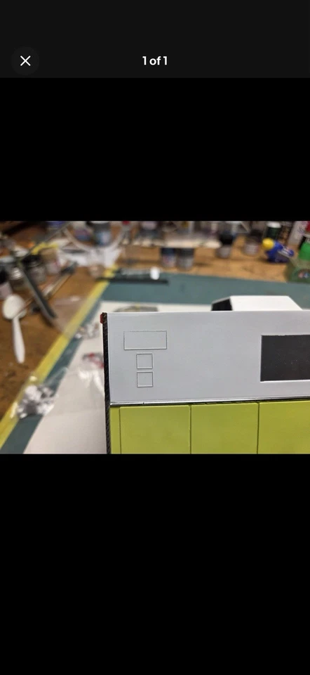 Прямоугольные светильники для пожарных машин скорой помощи упаковка 12 шт. 1:24 25 шт. - Изображение 1 из 1