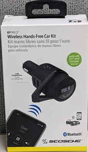 Scosche Bluetooth FM Transmitter (2.4A/12W 2-Port USB-A) - Black - Picture 1 of 1