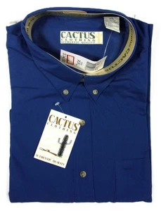 NEW VINTAGE MEN'S 2XL CACTUS CLOTHING 100% COTTON LONG SLEEVE SHIRT - NW TAGS - Picture 1 of 2