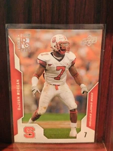 2008 Upper Deck Draft Edition DaJuan Morgan #32 Rookie RC 🏈 NC State Wolfpack - Picture 1 of 2