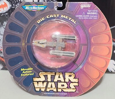 Star Wars Die-Cast Micro Machines Galoob 1997 Y-Wing Star Fighter - Image 1 of 2