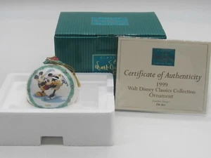 WDCC "On Ice" 1999 Annual Ball Ornament in Box with COA - Picture 1 of 5
