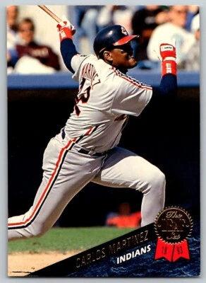 1993 LEAF CARLOS MARTINEZ CLEVELAND INDIANS #347 - Image 1 of 2