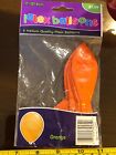 Ballons orange große Qualität Latex 11" Heliumballon Konvolut x6 Party
