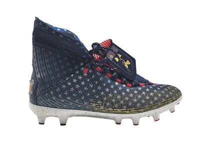 Under Armour Highlight MC LE USA Flag Football Men Cleats 025740 100 Size 9 - Image 1 of 4