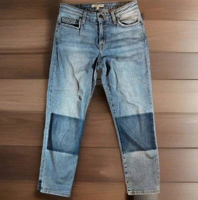 Pantalones de mezclilla para mujer JOIE ANTHROPOLOGIE talla 27 lavado claro Josalind retazos usados en excelente estado Foto 1 de 4