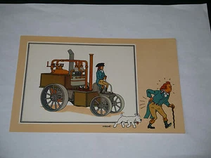 HERGE CHROMOS TINTIN VOIR ET SAVOIR AUTOMOBILE ORIGINE A 1900  SÉRIE 7  N°6 - Picture 1 of 1