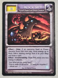 Magi Nation Duel - ROCK SILTH - Kybar's Teeth Creature - VOTS 2002 Rare 1st Ed - Picture 1 of 6