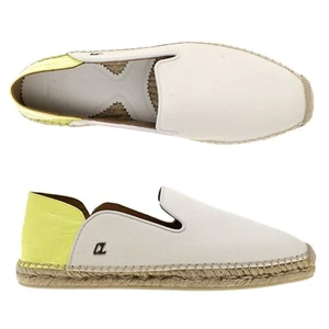Christian Louboutin Espadon Espadrilles White Canvas Size 43 / 10 US New - Picture 1 of 6