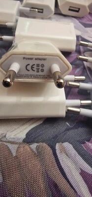 Caricabatteria USB Casa per Smartphone Alimentatore 1A Carica Adattatore Bianco! - Immagine 1 di 3