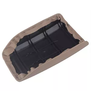 Cubierta de consola reposabrazos automático tapa cuero para Volvo S80 1999-2006 2000 beige. - Imagen 1 de 6