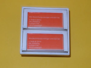 Siedle Tastenmodul Siedle TM 511-02 W weiß 2er Klingelmodul beleuchtet SSS - Bild 1 von 2