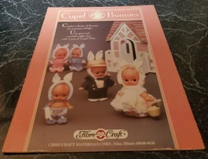 FOLLETO DE CROCHET AD12 FIBRE ARTESANAL 1991, CUPID BUNNIES - Imagen 1 de 2