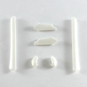 New Walleva White Lower And Upper Earsocks + Nosepads For Oakley Half Jacket/XLJ - Picture 1 of 1