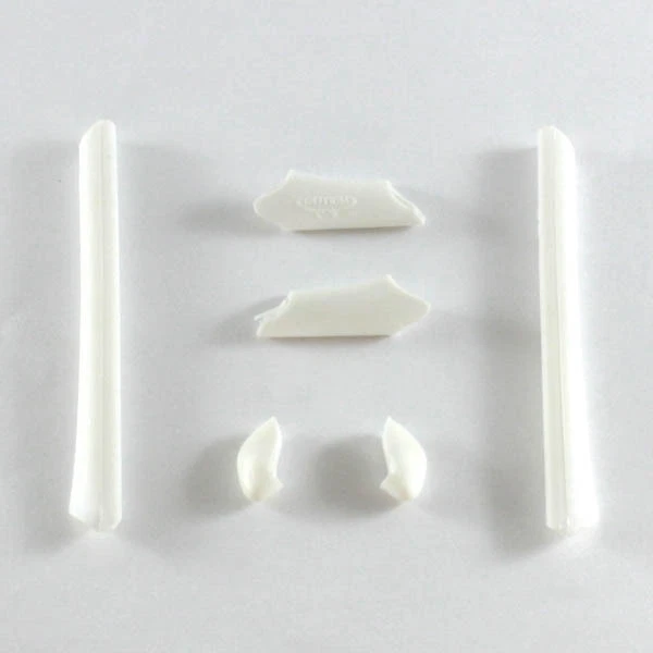 Nuevas calcetines Walleva blancos inferiores y superiores + almohadillas nasales para media chaqueta Oakley/XLJ Foto 1 de 1