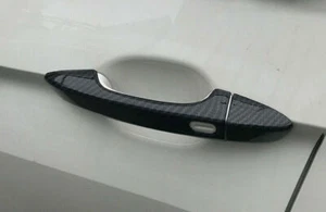 ABS Carbon Fiber Outside Door Handle Cover Trim For 19-2021 Volkswagen Tiguan S - Picture 1 of 8