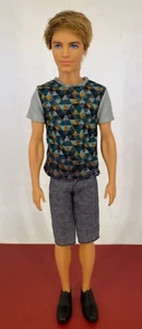 Mattel 2011 ☆ Barbie ☆ Beach Ken Doll in Geometry Class Fashion Outfit / Set - Picture 1 of 4