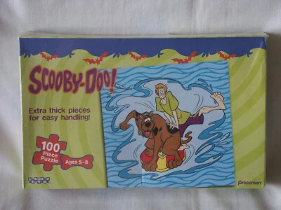 Scooby Doo Puzzle 100 Piece 4842 Shaggy Surfing 2004 Pressman New - Image 1 of 4