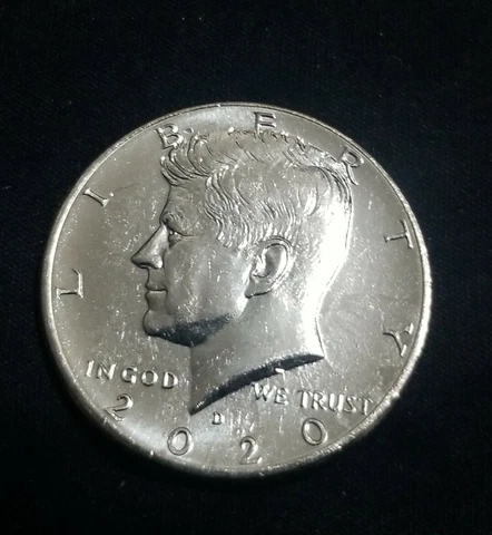 2020 D President Kennedy Half Dollar Fifty Cent Coin Money U.S. Mint Roll Coins Cover