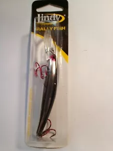LINDY RALLY FISH 3.5" 3/8OZ LRF344 SILVER/BLACK D7110 /LRSB - Picture 1 of 1