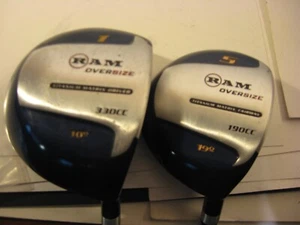 Women right handed ladies graphite Ram 330cc 10 degree Alloy Driver + 5 wood - Picture 1 of 3