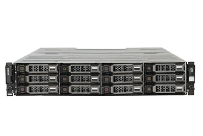 Dell PowerVault MD3400 Storage Array 12x 3.5" SAS HDD Bay 2x 12G-SAS-4 2xPSU - Image 1 of 2