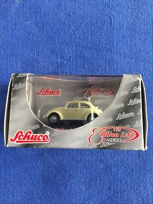Shuco 1/87 VW Kafer # 21601 vintage nella confezione originale da collezione - Immagine 1 di 4