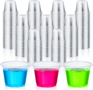 1500 Pcs Plastic Shot Glasses 1Oz/30Ml Clear Disposable Cups Bulk Mini Party Sho - Picture 1 of 12
