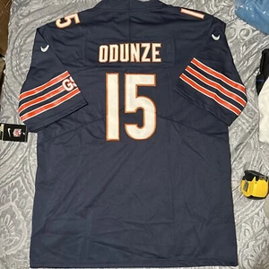 Rome Odunze Jersey Chicago Bears Large #15 Men’s Stitched - Picture 1 of 6