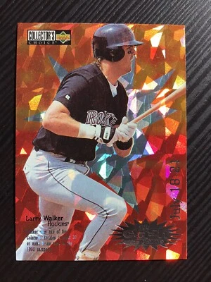 1996 Collector’s Choice - You Crash the Game #CG16 Larry Walker - Rockies - HOF - Image 1 of 2