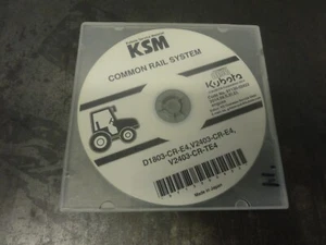 Kubota KSM D1803-CR-E4 V2403-CR-E4 Tractor Common Rail System Manual CD 2014 - Picture 1 of 4