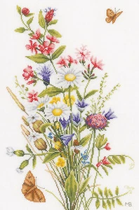 Cross Stitch Kit ~ Lanarte / Marjolein Bastin Field Flowers #PN-0155693 - Picture 1 of 3