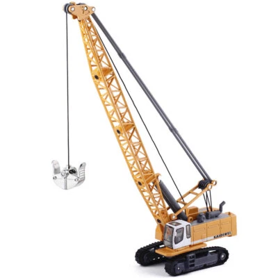 Crane Toy 1/87 Scale Construction Equipment Model Diecast Vehicle Toys for Boys - Image 1 of 4