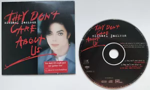 MICHAEL JACKSON They Don't Care About Us CD Maxi Single cardboard RARE STICKER - Bild 1 von 4