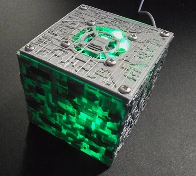 Star Trek Borg Inspired Computer Case for Raspberry Pi 5 Hand Painted Version - Image 1 of 4