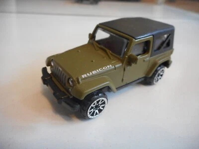 Majorette Jeep Wrangler Rubicon en vert - Photo 1/2