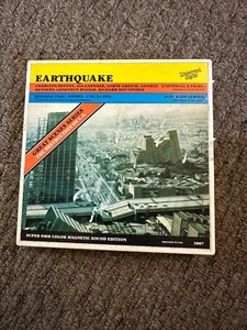 EARTHQUAKE - Super 8mm Color Sound The Destruction of L.A. C. Heston - Picture 1 of 3