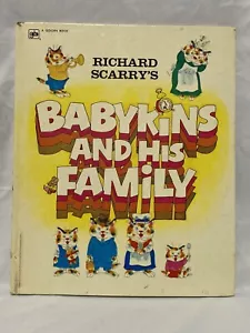 Vintage 1973 Babykins and His Family Richard Scarry Hardcover Book Golden Book - Picture 1 of 7