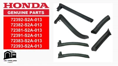 Honda OEM S2000 S2K AP1 AP2 Weatherstrip Roof Corner Right Left 6pcs Set From JP - Изображение 1 из 4