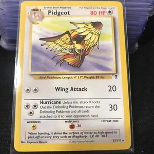 Pokemon Pidgeot Legendary Collection 33/110 Regular Non-Holo Rare Card WOTC NM - Picture 1 of 4