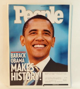 Rivista PEOPLE BARACK OBAMA 17 novembre 2008 mai letta - Foto 1 di 2