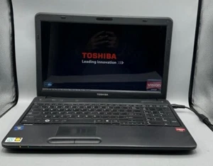 TOSHIBA SATELLITE AMD 4GB MEMORY 0HDD BIOS POWER ON TEST ONLY B+ #148815 - Picture 1 of 9