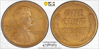 1909-S LINCOLN WHEAT CENT PENNY PCGS F12  WOODY TONED NICE DETAILS (C152) - Image 1 of 4