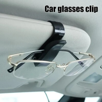 Universal Auto Sun Visor Glasses Car Accessories Box Sunglasses Clip Card - Image 1 of 4