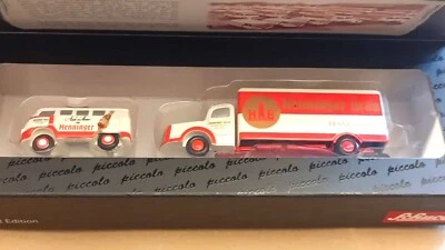 Schuco Piccolo,Set  “Henninger” with 2 models Diecast, Lim. Edit. 2222 pcs, new - Immagine 1 di 4