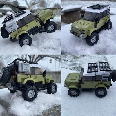 SUV Building Blocks Off-Road Truck MOC Bricks Tactical Vehicle - Image 1 of 4