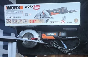 WX439L Worx WORXSAW 4-1/2" 4.5 AMP Corded Compact Circular Saw Tested EUC! - Picture 1 of 10