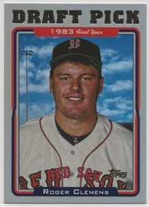ROGER CLEMENS 2022 Topps Archives 45/50 Silver Foil DRAFT PICK SP 1:617 RED SOX - Picture 1 of 2